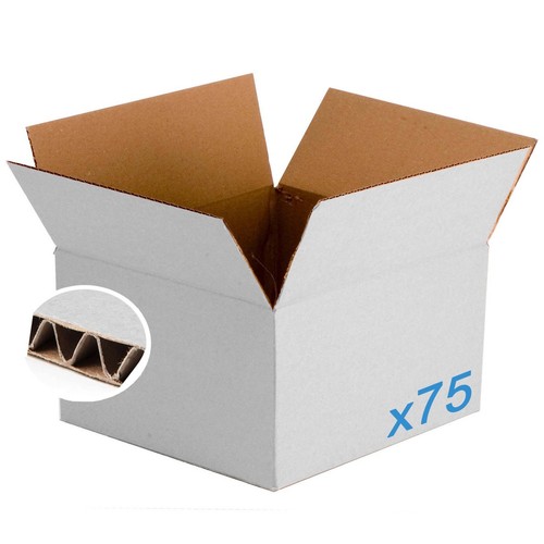 75x white reinforced single - white,