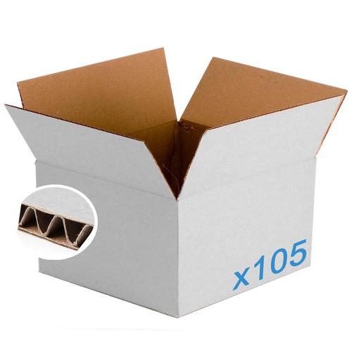 105x white reinforced single - white,