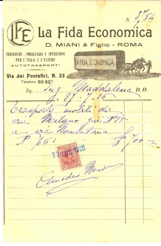 1926 rome the economic - 1926, trust